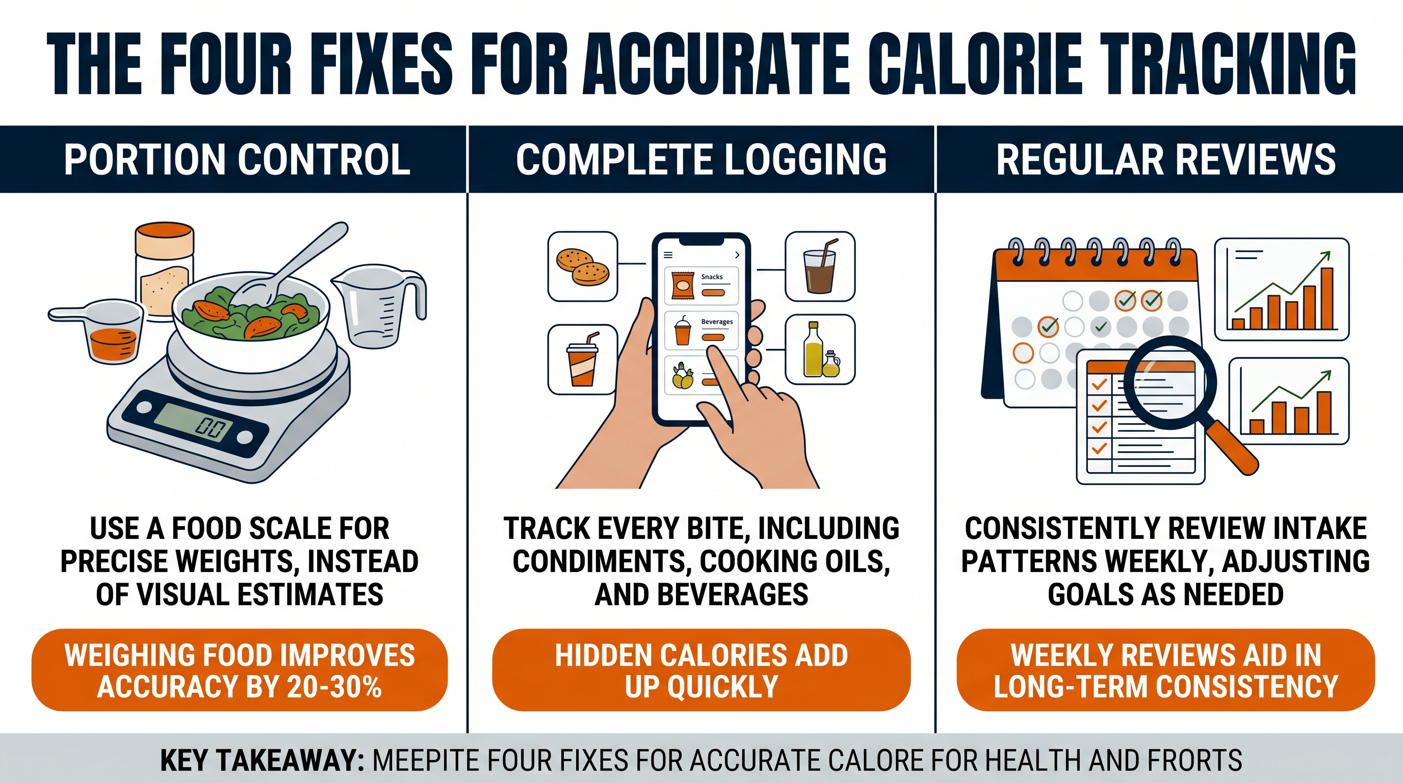 The Four Fixes for Accurate Calorie Tracking